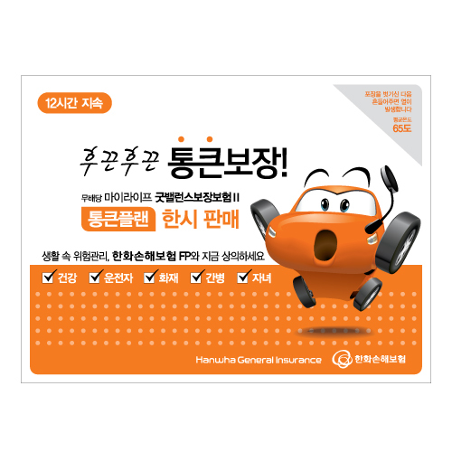 2015 한화손해보험 핫팩..